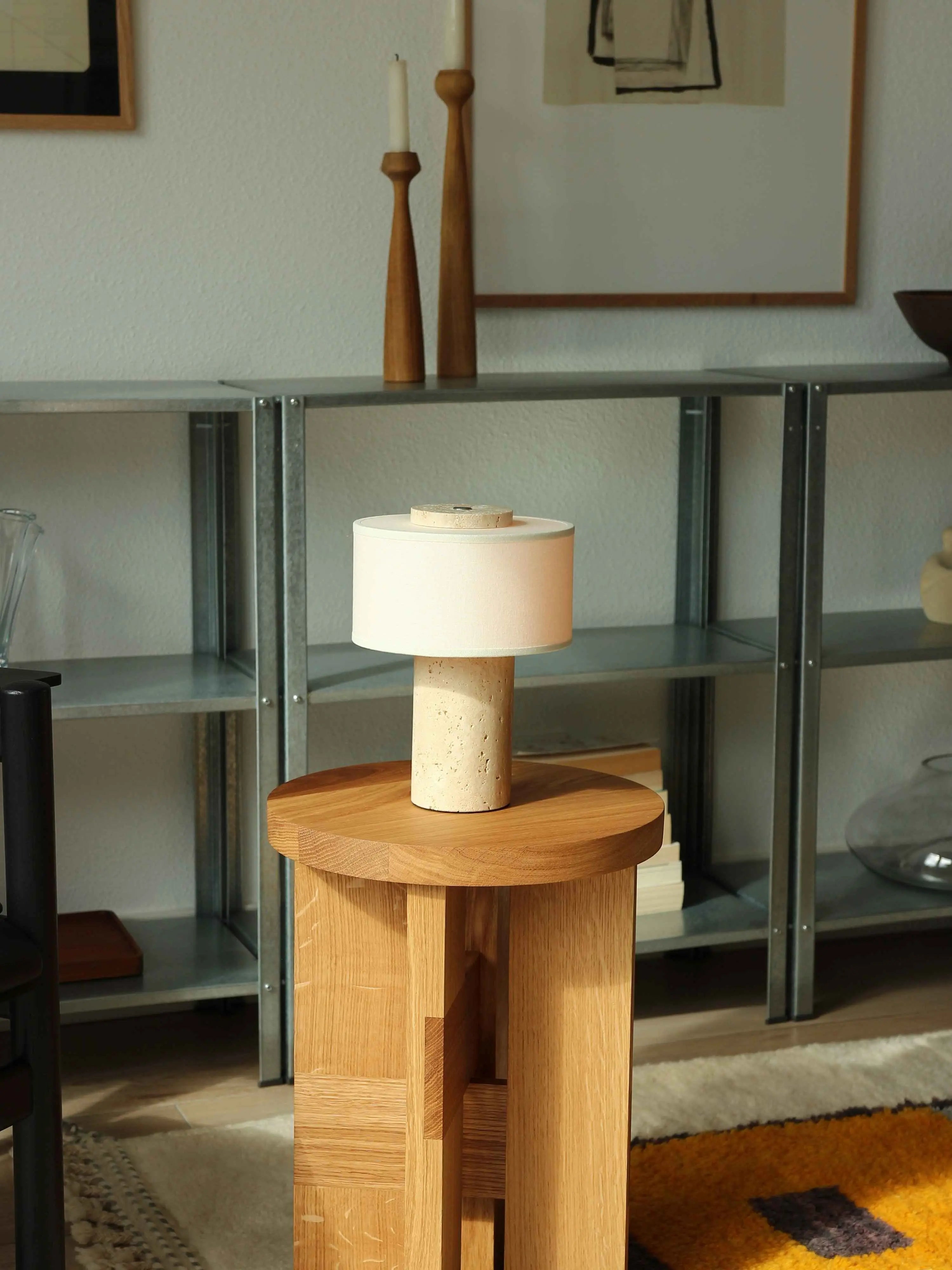 AurÃ­e Portable Lamp | Travertine Blossholm