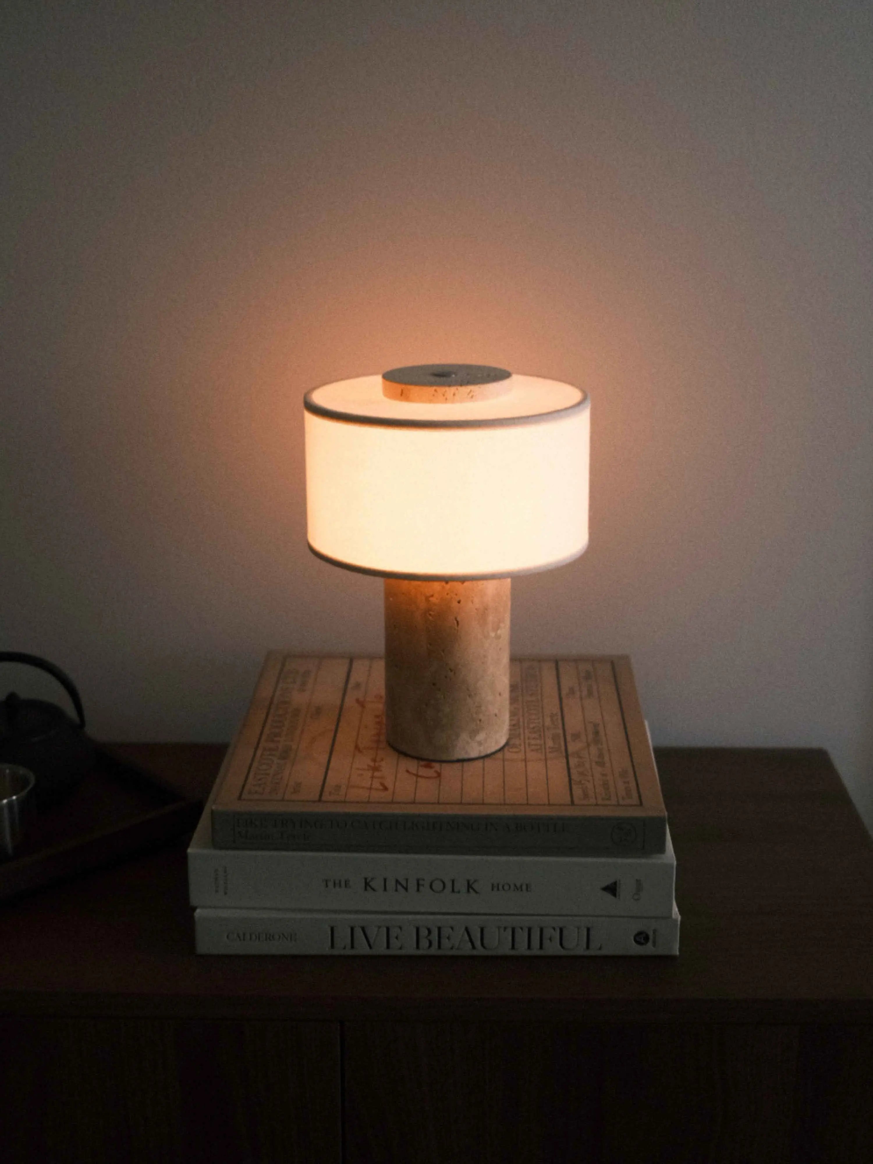 AurÃ­e Portable Lamp | Travertine Blossholm