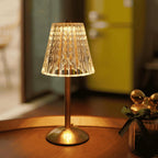 LumiCrystal Rechargeable LED Table Lamp Baskoraa.com