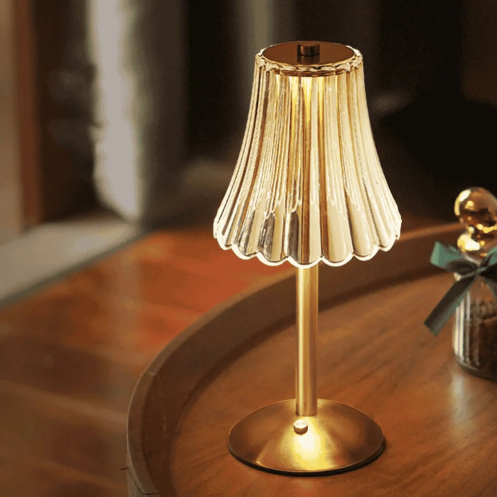 LumiCrystal Rechargeable LED Table Lamp Baskoraa.com