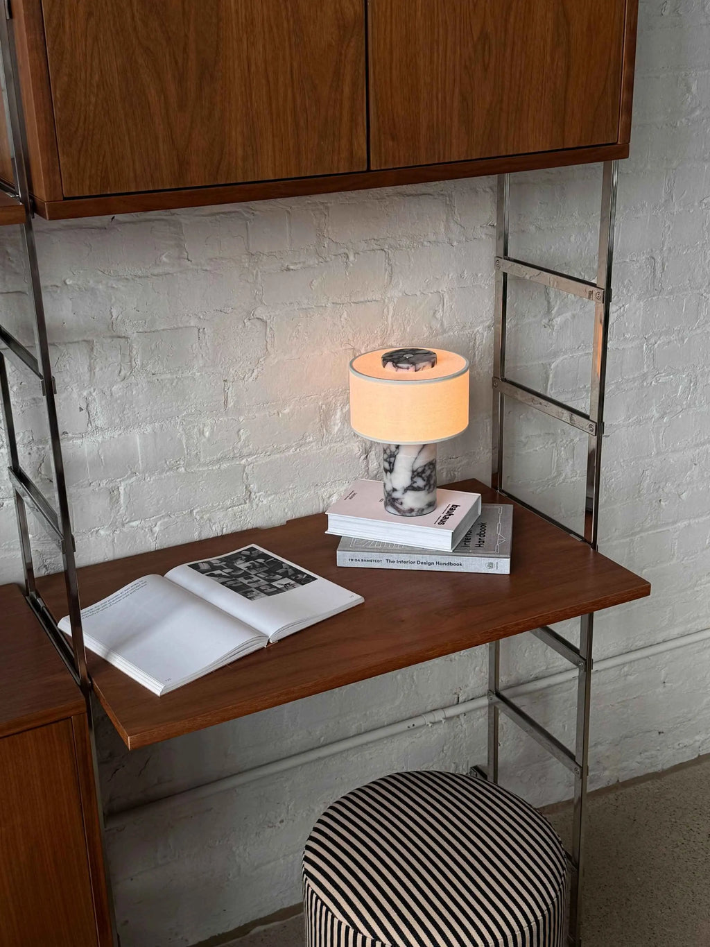 AurÃ­e Portable Lamp | Calacatta Viola Blossholm