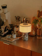 AurÃ­e Portable Lamp | Calacatta Viola Blossholm