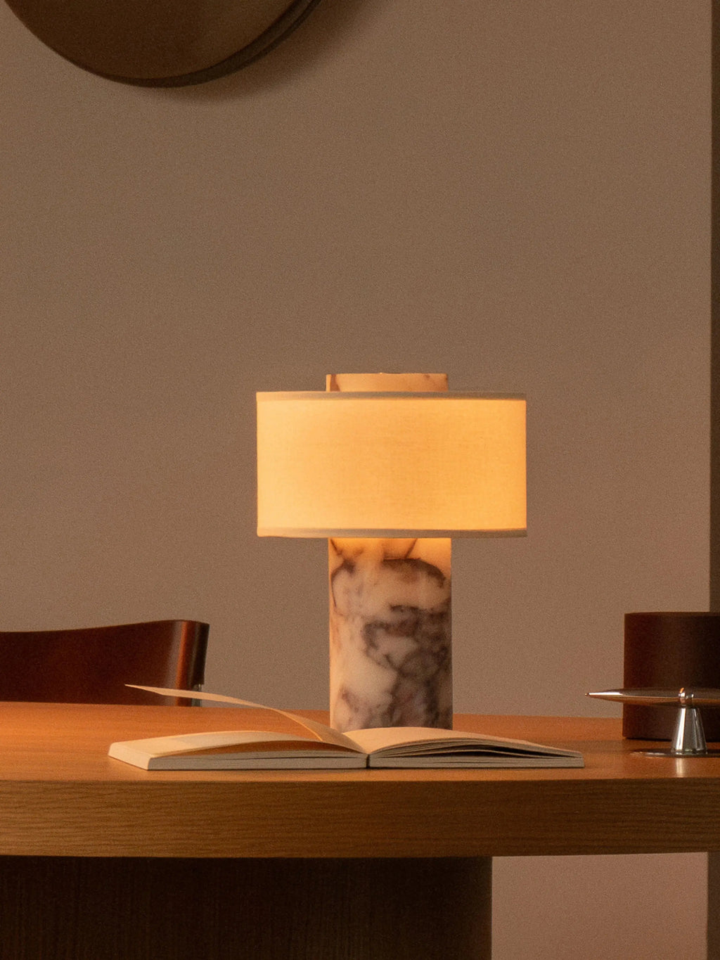 AurÃ­e Portable Lamp | Calacatta Viola Blossholm