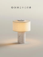 AurÃ­e Portable Lamp | White Marble Blossholm