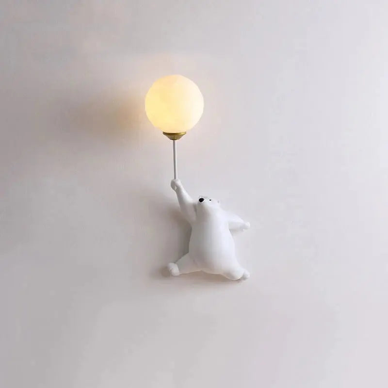 Bear Balloon Wall Reading Lamp Bear Balloon