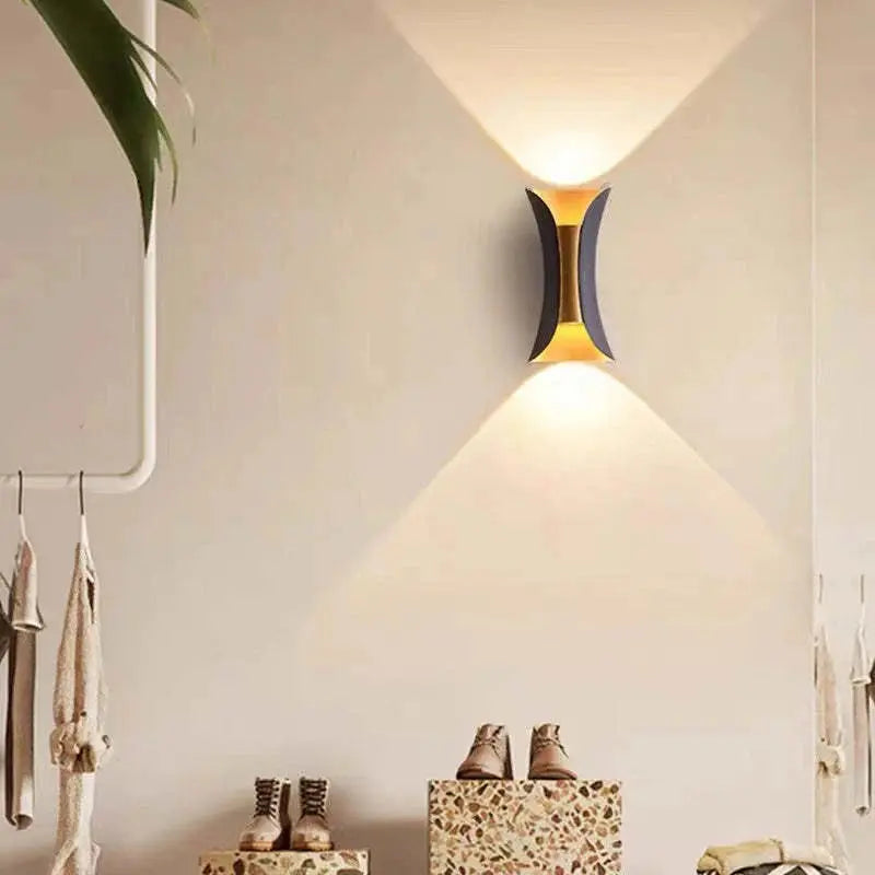 Noxel Curved Outdoor Wall Mounted Led Lamp Noxel