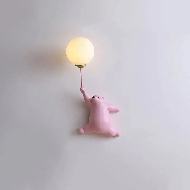 Bear Balloon Wall Reading Lamp Bear Balloon