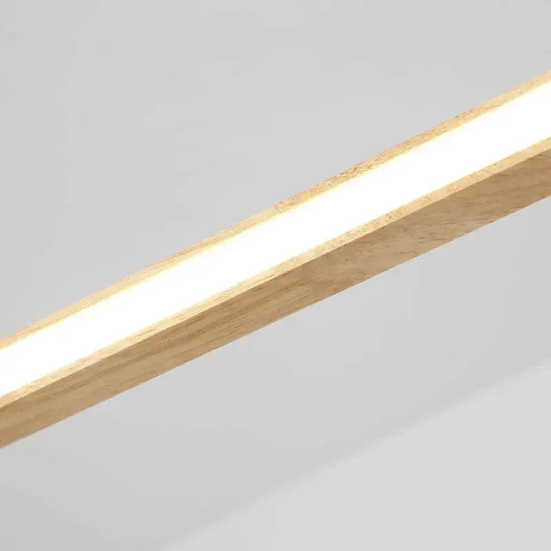 Veon Contemporary Oval Wooden Pendant Light Veon