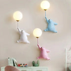Bear Balloon Wall Reading Lamp Bear Balloon