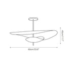 Unorara Nordic Floating Pendant Lamp Radilum