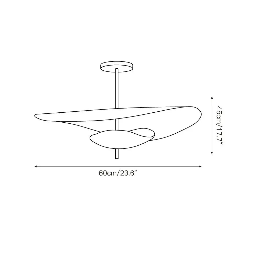 Unorara Nordic Floating Pendant Lamp Radilum