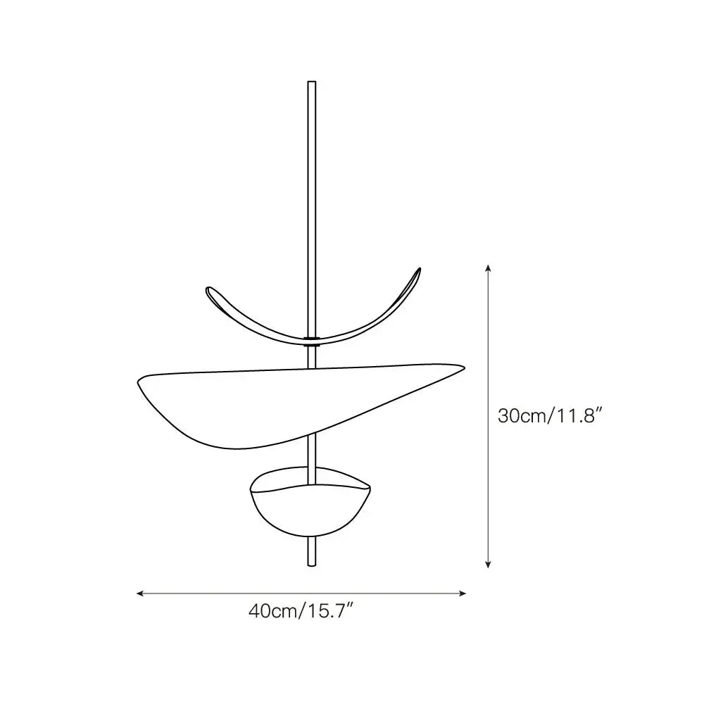 Unorara Nordic Floating Pendant Lamp Radilum