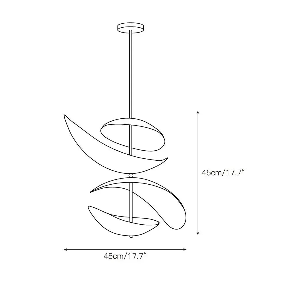 Unorara Nordic Floating Pendant Lamp Radilum