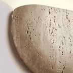 Minimalist Wabi-sabi Stone Wall Lamp TheOrivana