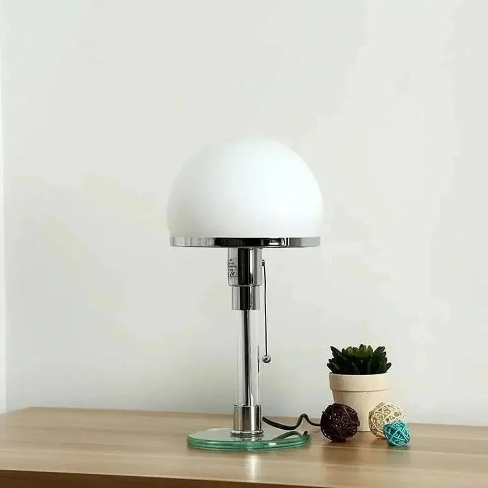 Modern Bauhaus Style Glass Table Lamp TheOrivana