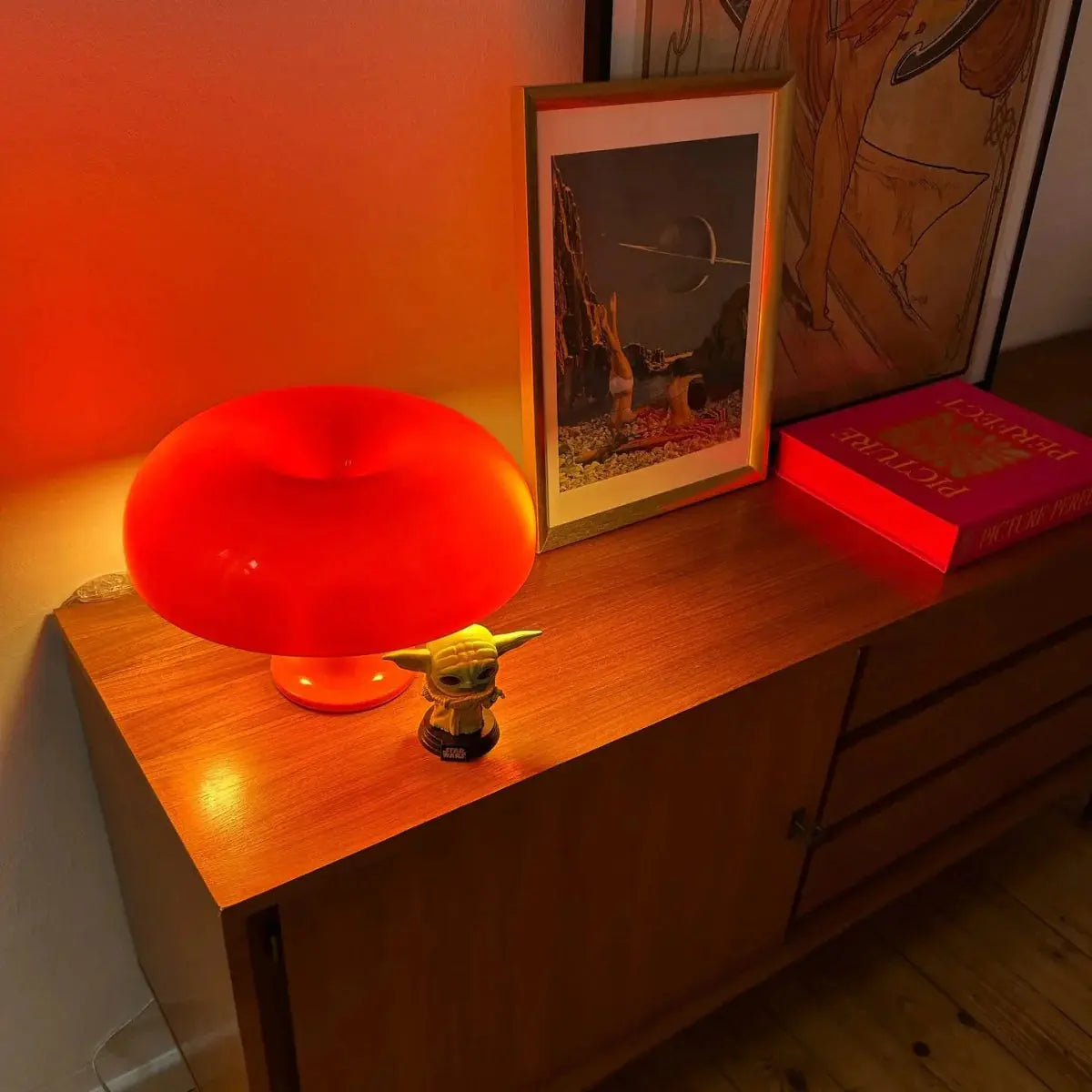 Retro Mushroom LED Table Lamp TheOrivana