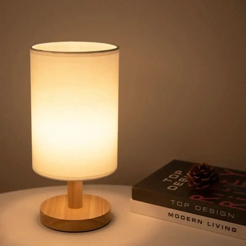Scandinavian LED Table Lamp â€“ Solid Wood Design TheOrivana