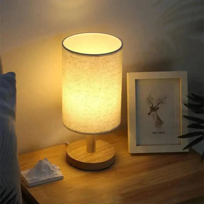 Scandinavian LED Table Lamp â€“ Solid Wood Design TheOrivana