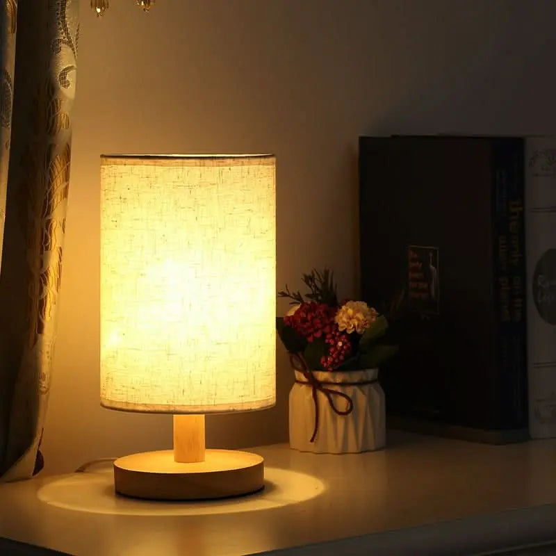 Scandinavian LED Table Lamp â€“ Solid Wood Design TheOrivana