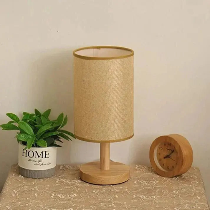 Scandinavian LED Table Lamp â€“ Solid Wood Design TheOrivana